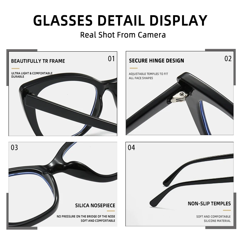 BLMUSA Vintage очки для чтения кошачий глаз Для женщин фотохромные противосиние лучи