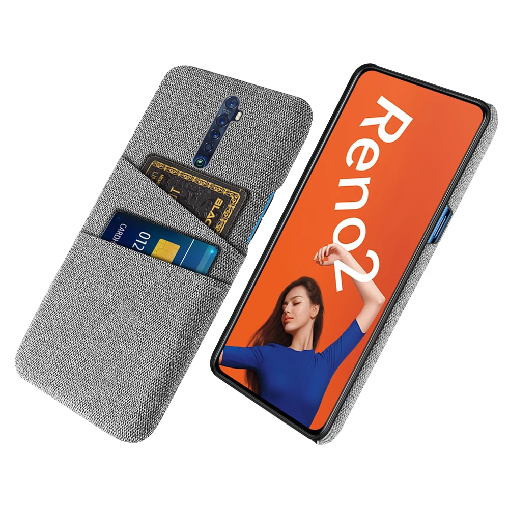 

Cloth Case For OPPO Reno 2 Z 2Z 2F Fabric Dual Card Phone Cover For OPPO Reno 2Z 2F 2 Z RenoZ Reno2 Reno2F Reno2Z Coque Funda