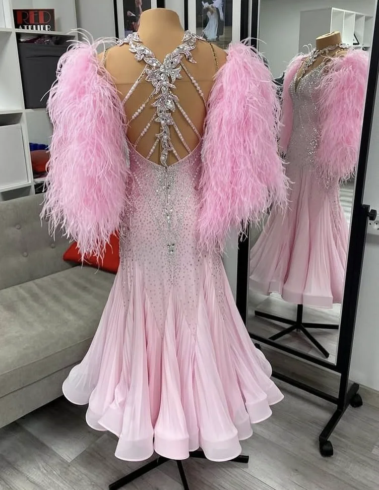 Женское платье для бальных танцев стандартное танцевальное бальное