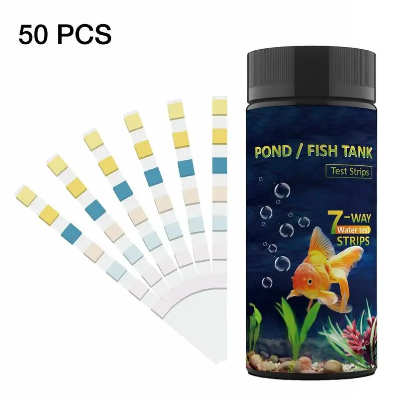 Aquarium Test Strips 7 In 1 Quick And Accurate Pool Test Strips Spa Testing Strips For Hot Tubs Tester Kit Ph Alkalinity images - 6