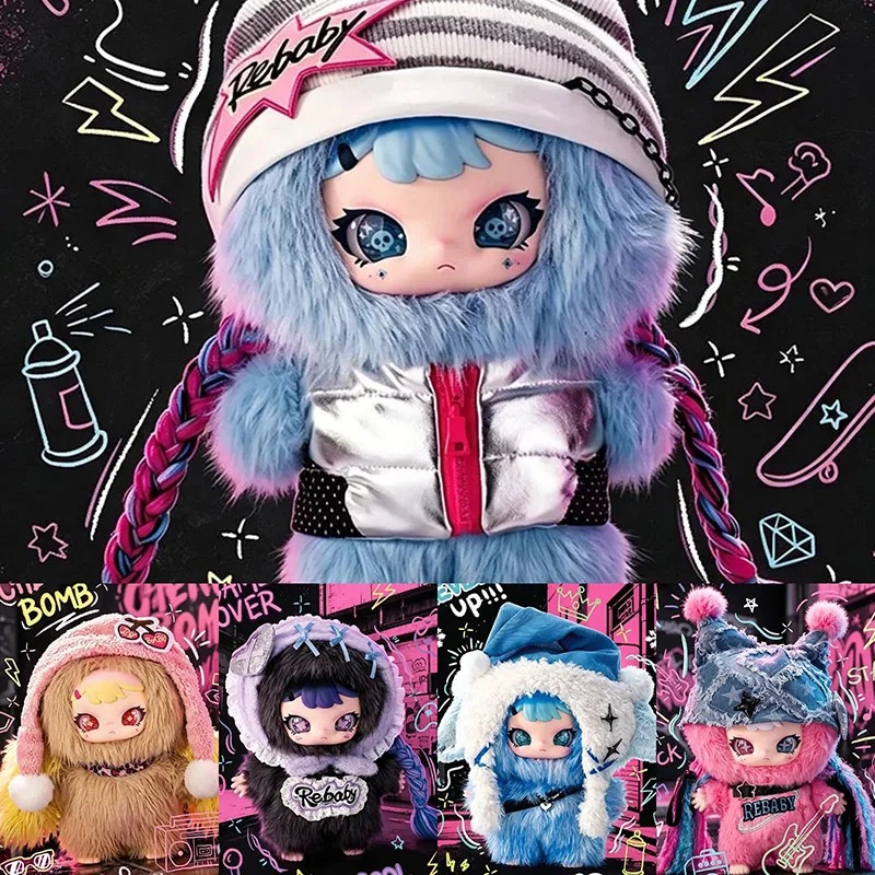 Фото Rebaby 400% Серия Teenage Era: Фигурка-сюрприз в закрытой коробке, коллекционный брелок-подвеска, аниме-кукла, декоративная игрушка, подарок №1
