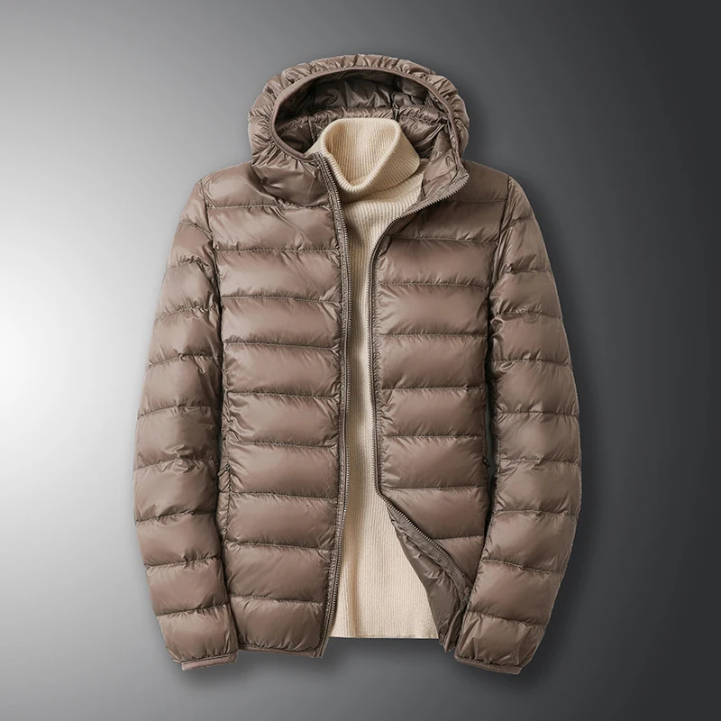 

New 90% Soft Down Coat Women Ultra Light Down Jacket Feather Jacket Women With Carry Bag Travel one-sided Hooded Warm Jackets