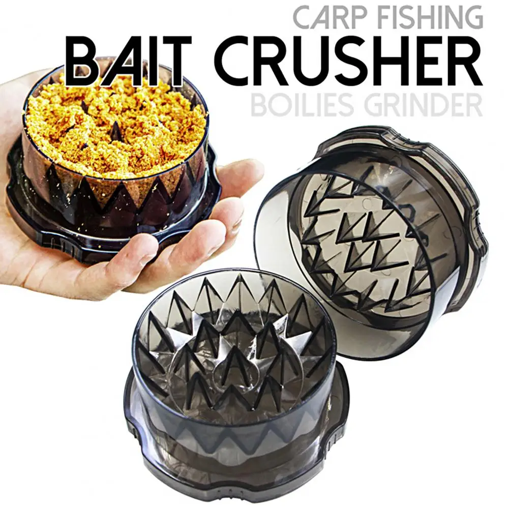 

Portable Boilies Carp Bait Crusher Fishing Tackle Lightweight Plastic Boilies Grinder Box for All Anglers Tackle Accessories