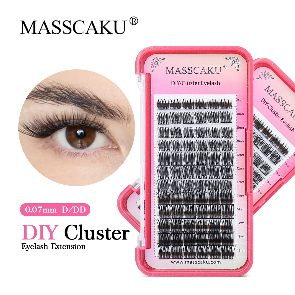 MASSCAKU 12 линий готовые Индивидуальные ресницы Wisps толстые перезаряжаемые объемные ресницы искусственные перьевые ресницы для макияжа для женщин MASSCAKU 12 линий готовые Индивидуальные ресницы Wisps толстые перезаряжаемые объемные ресницы искусственные перьевые ресницы для макияжа для женщин