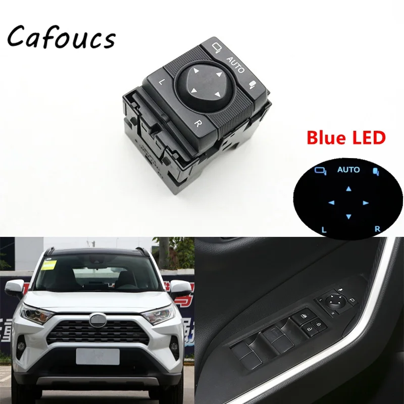

Rearview Mirror Folding Switch For Toyota Rav4 2020 2021 2022 Crown 210 Series Mirror Fold Switch With Blue Back Lights