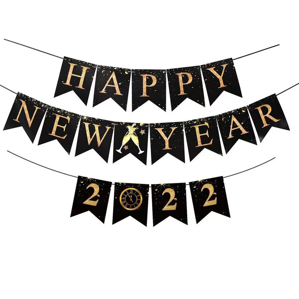

Happy New Year2022 Happy New Year New Banner New Year Party Decorations