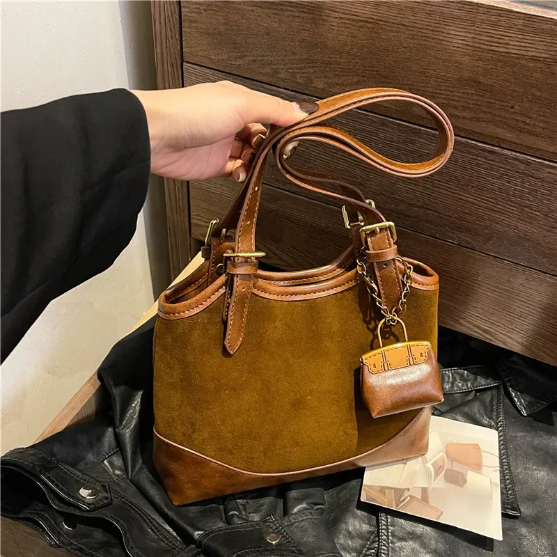 Модная женская сумка подмышки в стиле ретро осень/зима 2023 новая универсальная