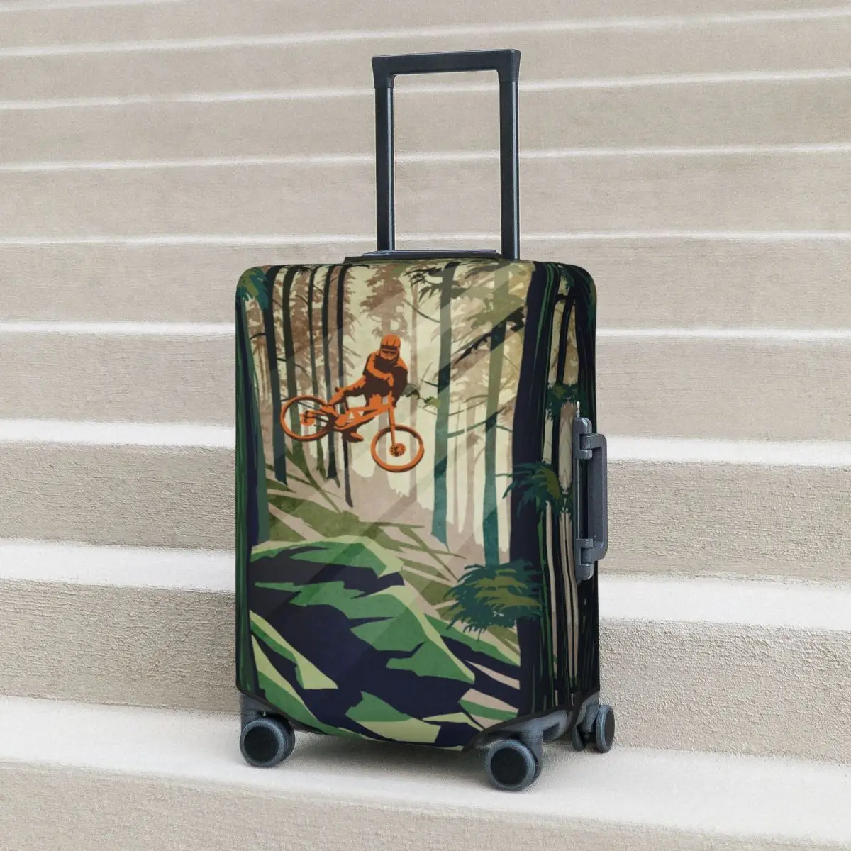 

Велосипедный чемодан манга в стиле ретро, защита для круизных поездок, товары для багажа