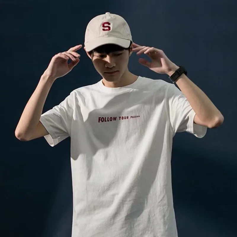 

Harajuku Art Mens T-shirt Summer Cool Unisex Hip Hop Funny English Alphabet Printed Tshirt Casual T Shirt Streetwear Tops