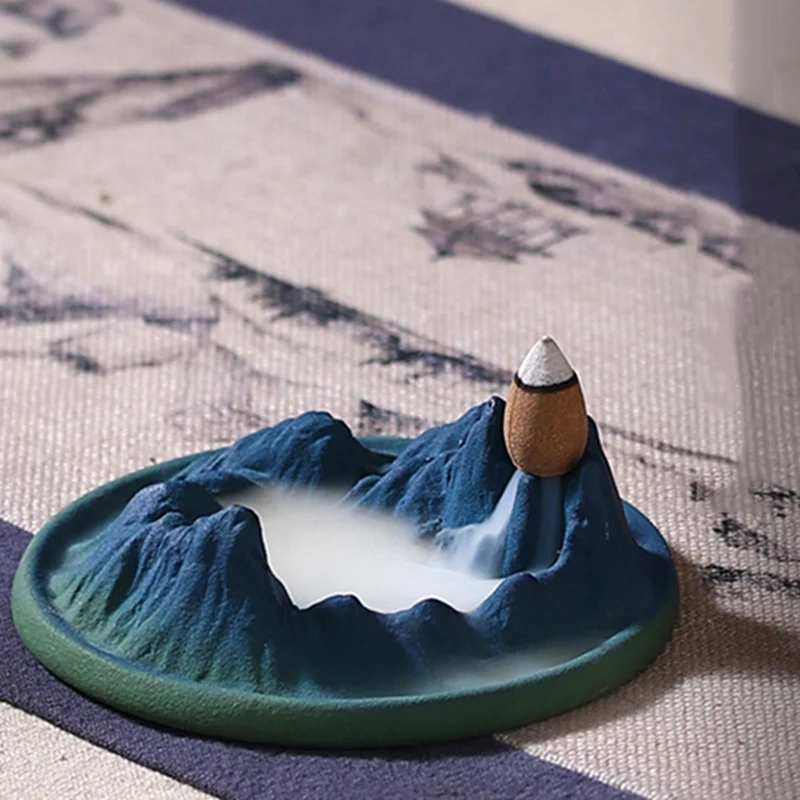 

Candle Backflow Incense Burner High Quality Living Room Ceramic Creative Incense Burner Smoking High Quality Encensoir Ornament