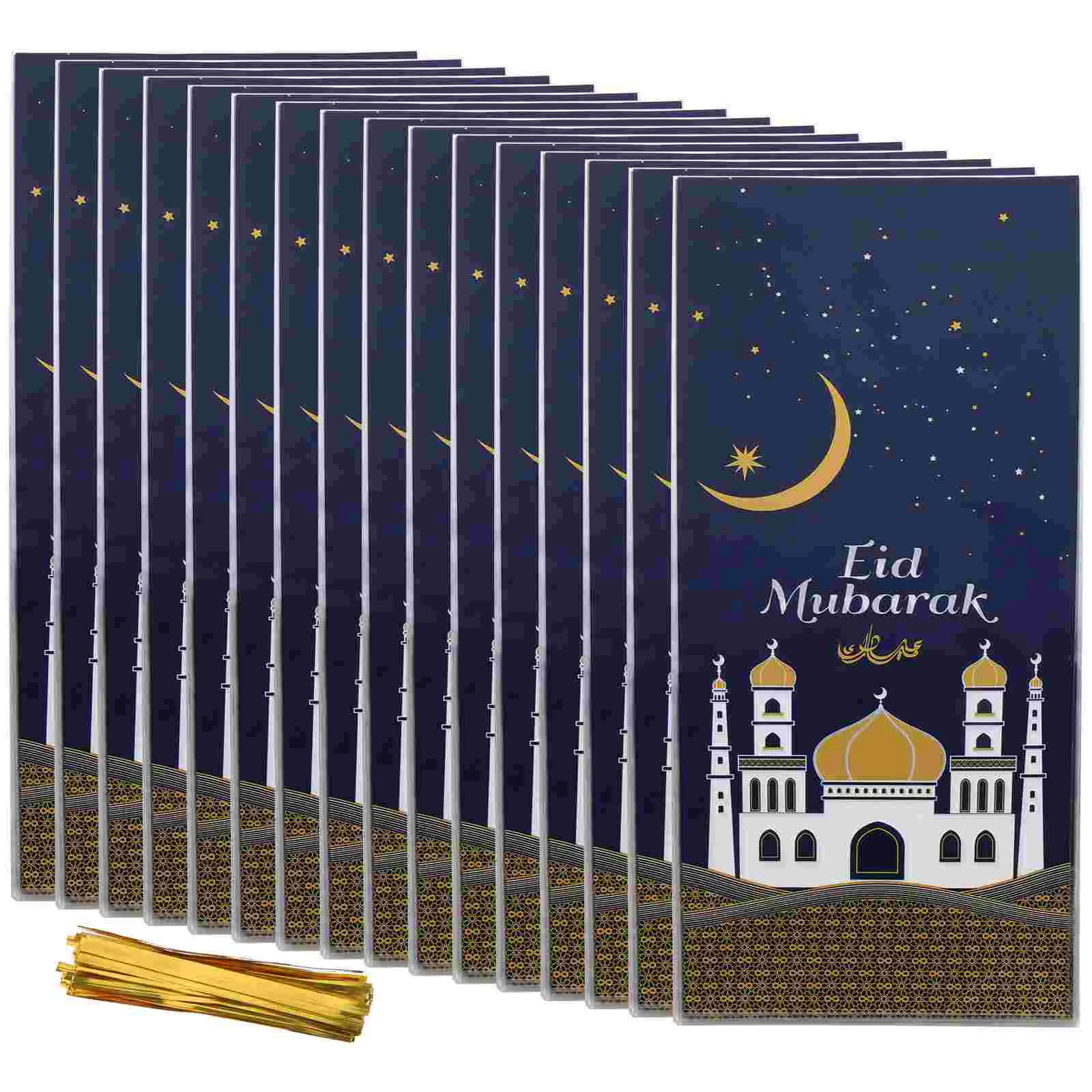 

Holiday Gift Bag Eid Mubarak Candy Present Storage Bags Package Party Treat Sweet Pouch