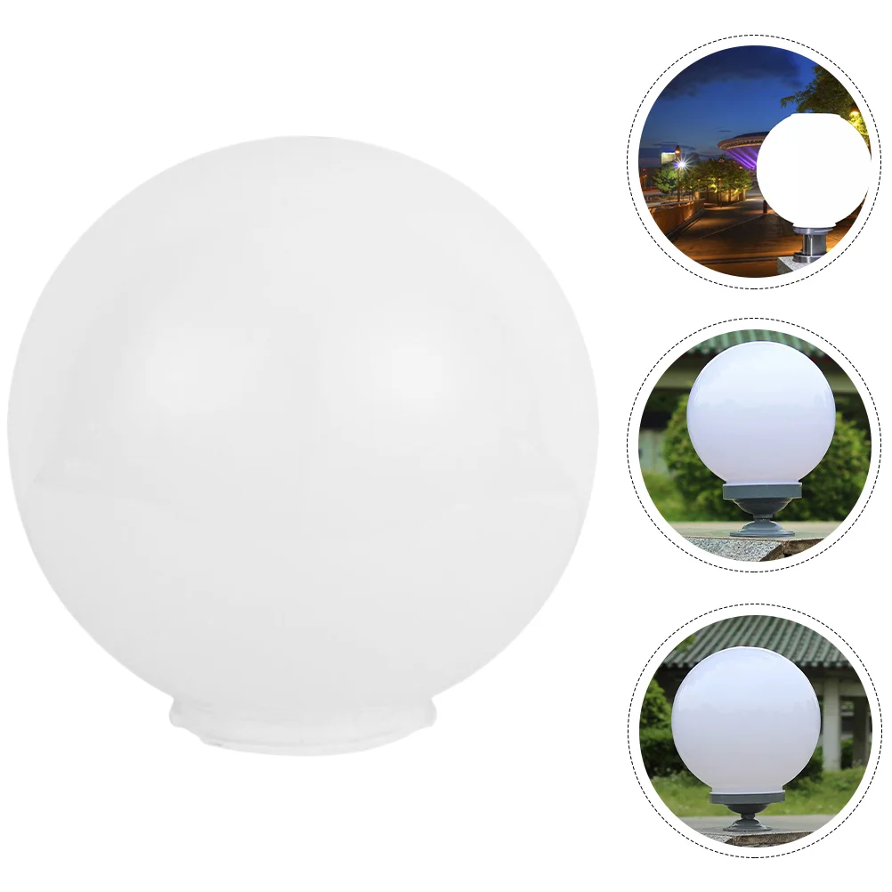 

Lamp Post Cover Globe Fence Lampshade Glass Pendant Light Lighting Fixtures Replacement Shades