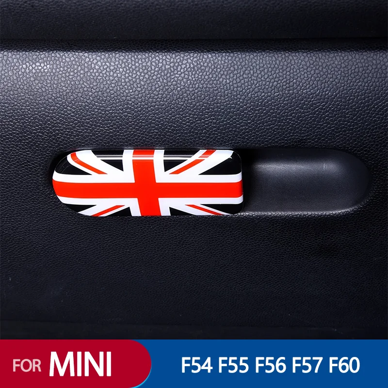Наклейка на ручку ящика для хранения автомобиля Union Jack MINI COOPER F54F55F56F57F60 Clubman Conutryman