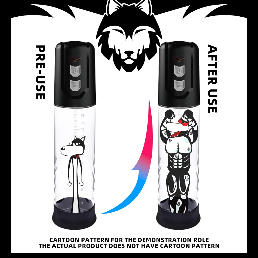 1 Электрический увеличитель пениса с зарядкой и аккумулятором 2 скорости могут