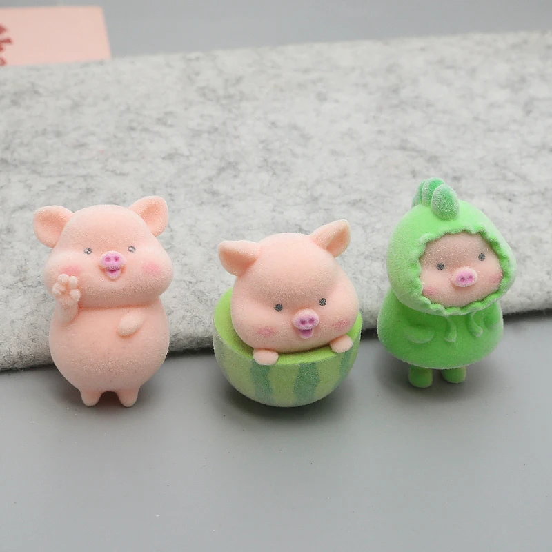 1 шт. мультяшная маленькая розовая свинка Милая трехмерная набивная животная Diy