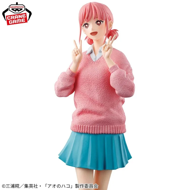 Bandai Original Banpresto Blue Box Ao no Hako Kano Chinatsu Chouno Hina Seifuku ПВХ Фигурка Модель Коллекционная