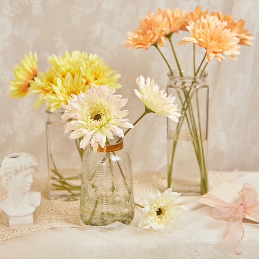 

Sunflower Decoration Artificial Sunflower Flower Realistic Silk Daisies for Home Flower Arrangement Wedding Party Decoration