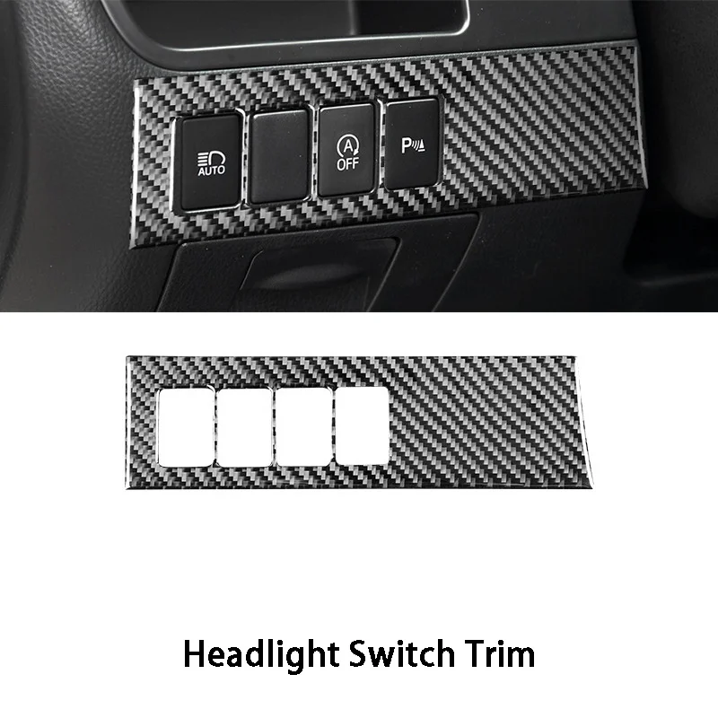 

Наклейка для интерьера из углеродного волокна, Крышка центральной консоли для запуска одной кнопкой, автомобильные аксессуары для Toyota Highlander CROWN KLUGER 2015-2021