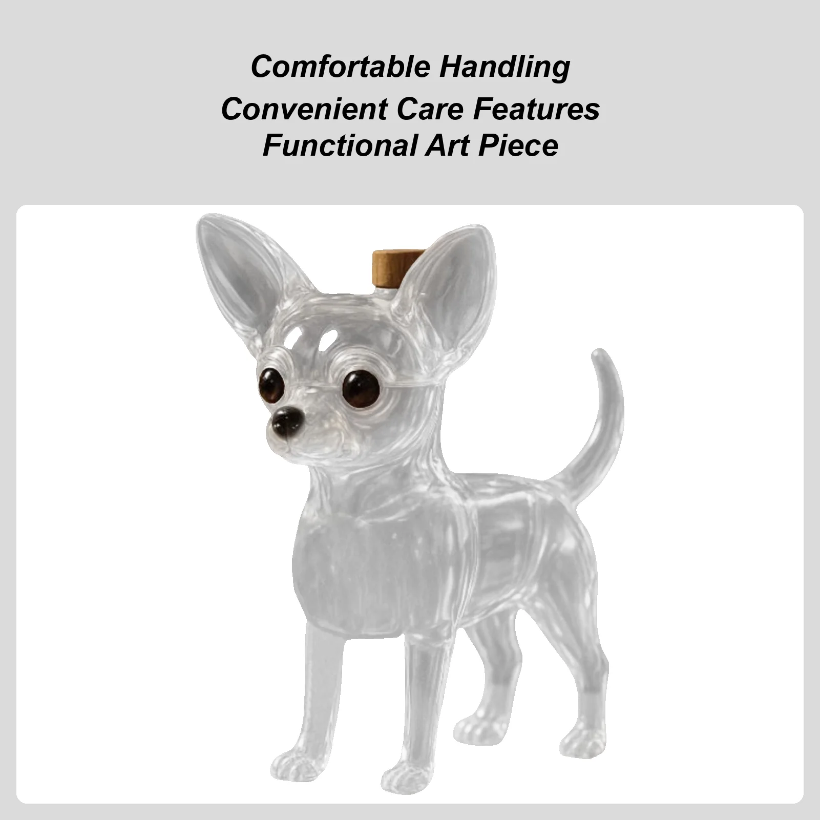 

Бутылки для алкоголя, стеклянная бутылка для собак, графин для виски, контейнер для хранения, фигурки животных для домашнего декора, водка, текила, бурбон для мужчин