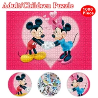 disney mickey minnie mouse puzzle 1000 pieces cartoon jigsaw puzzle learning educational interesting toys for children