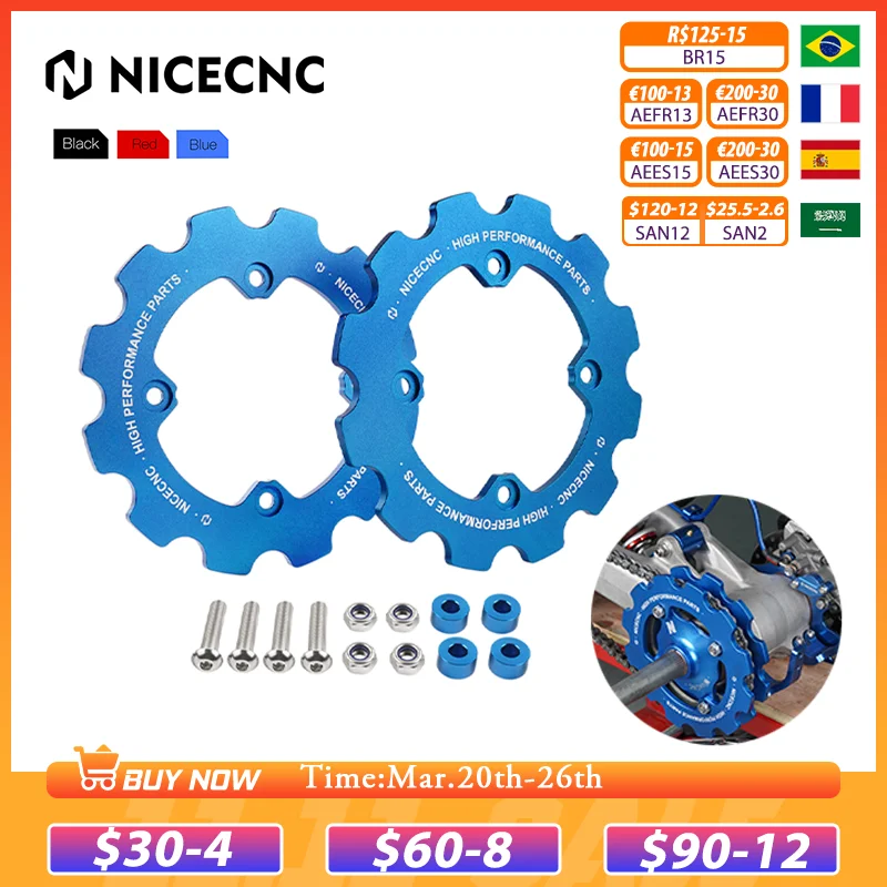 NICECNC ATV двойная Звездочка защита цепи чехол для Yamaha Raptor 700R YFM700R 2012-2022 Raptor 700 YFM700R 2006-2022