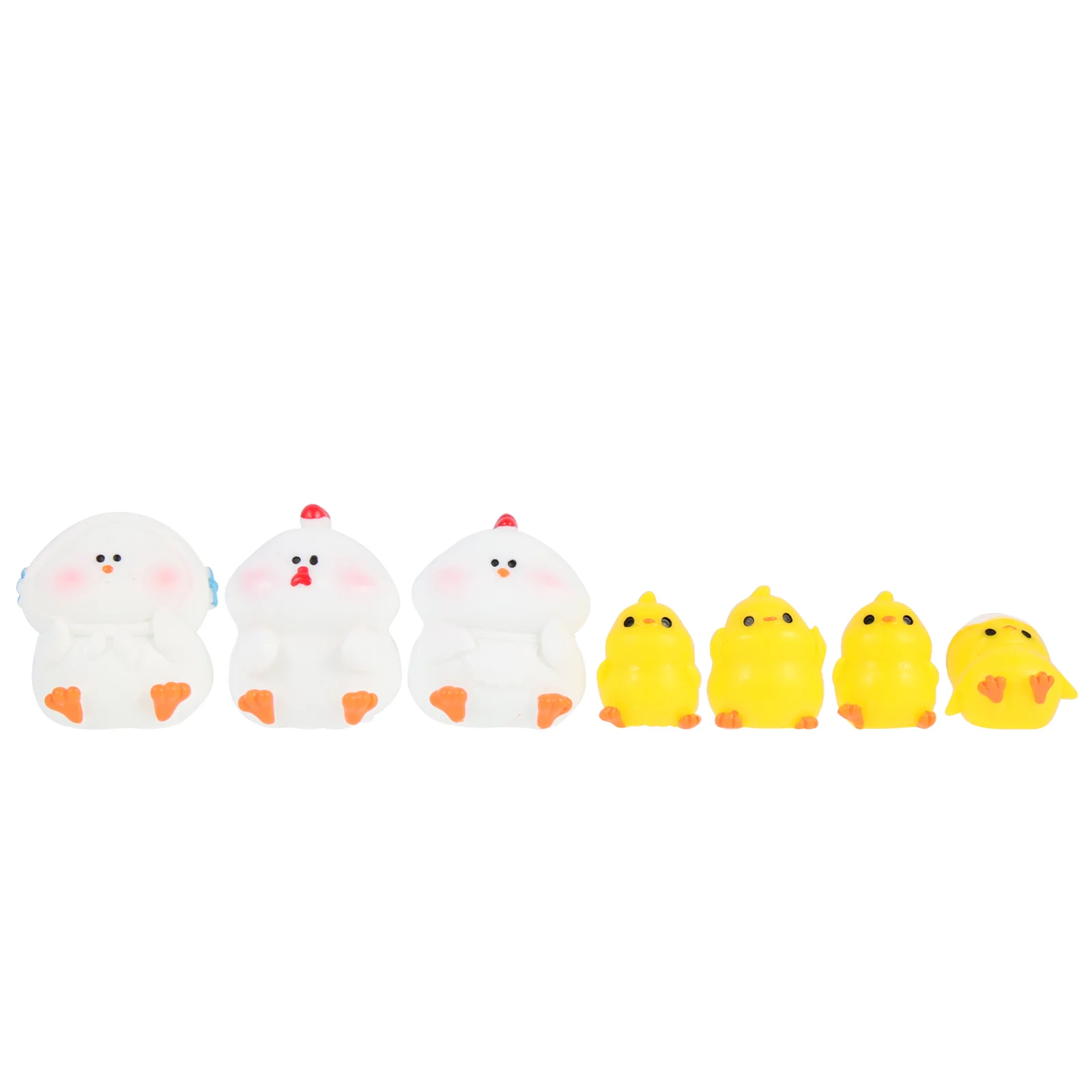 

Chicken Chick Animal Miniature Mini Figurines Resin Garden Chicks Landscape Microornament Statue Farm Animals Ornaments Figures