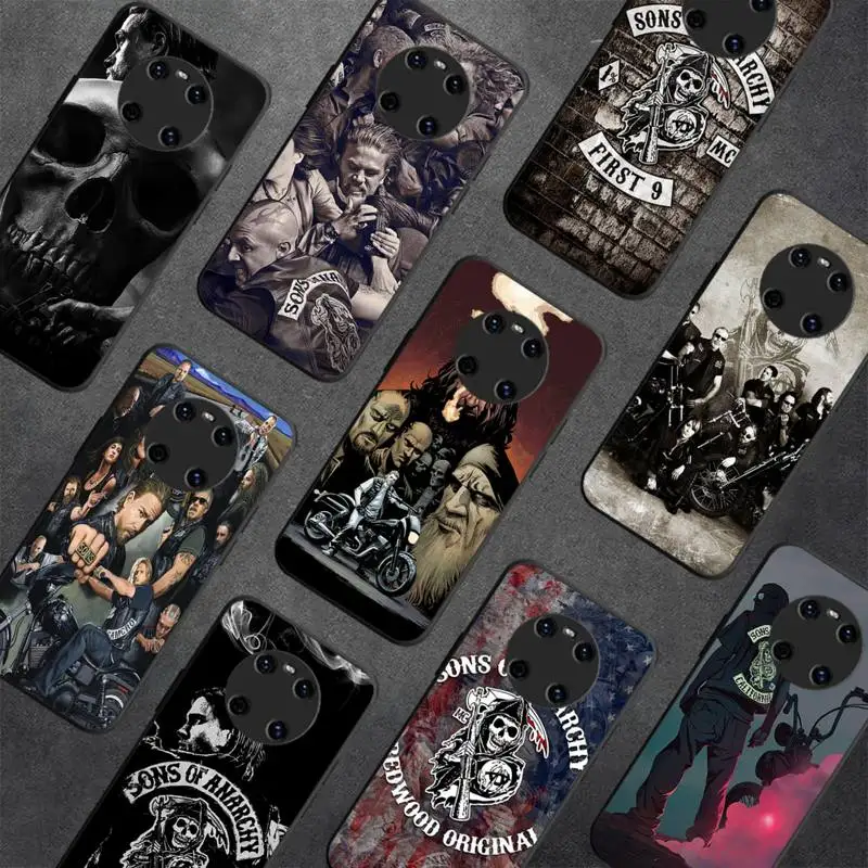 

Sons Of Anarchy USA TV Painted Phone Case for Samsung A51 A30s A52 A71 A12 for Huawei Honor 10i for OPPO vivo Y11 cover
