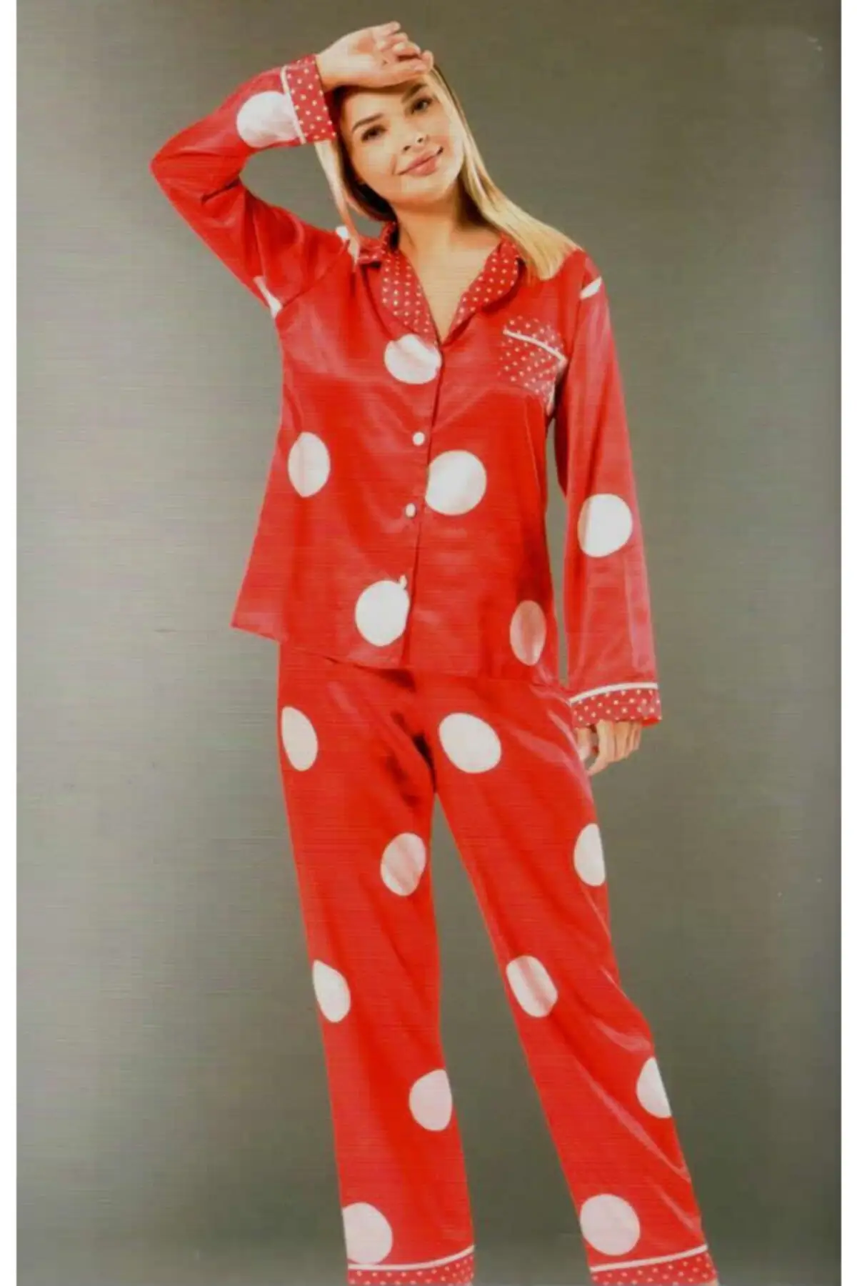 

Women's Pajamas 5626 Per Night Sleep Lounge Pajamas Elastic Waist Nightwear Retro Sleepwear Night Suit Casual Home Clothing