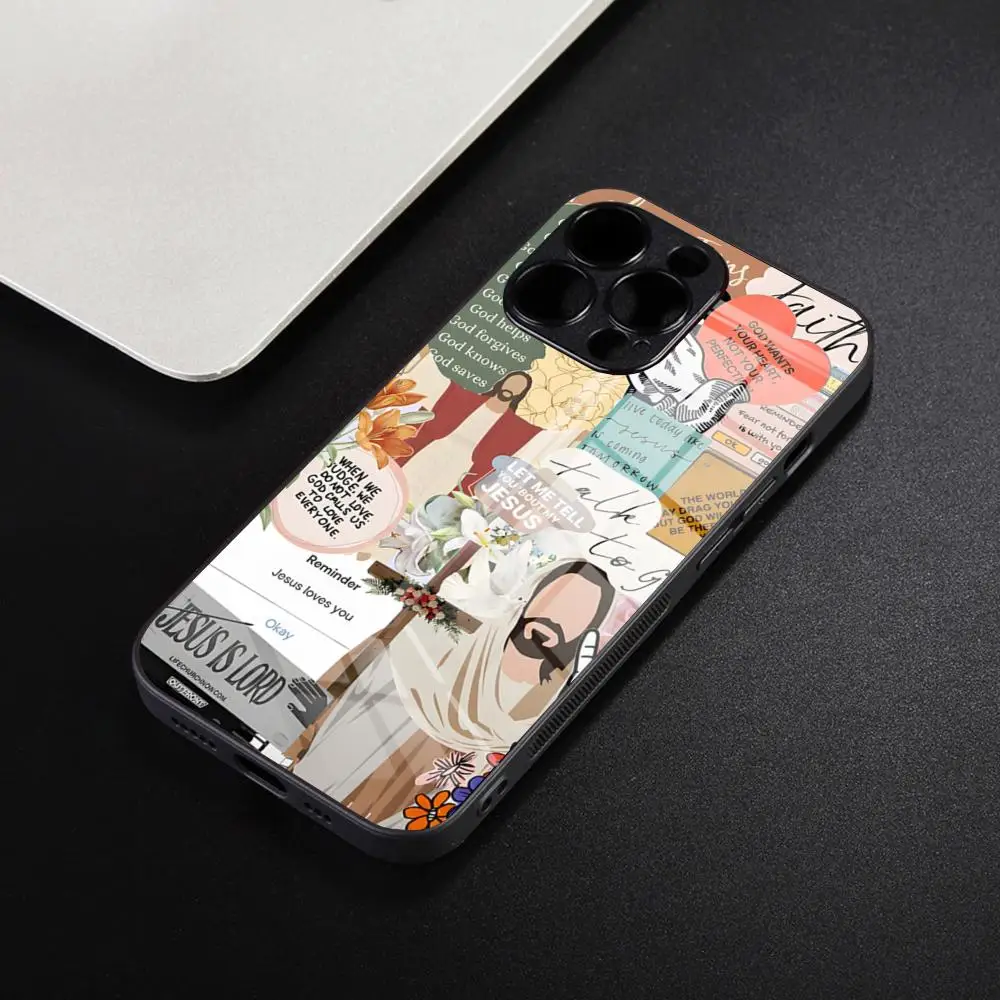 Чехол для телефона Версть христианской Библии Иисуса IPhone 16 15 14 Pro 11 13 Coach 12 Mini XS XR Max