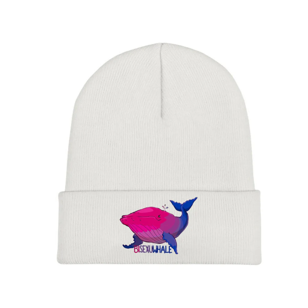 

Bisexuwhale Whale Sea Animal Knitting Knitted Hat Beanie Caps Skullies Beanies Ski Caps Soft Bonnet Hats Winter Warm