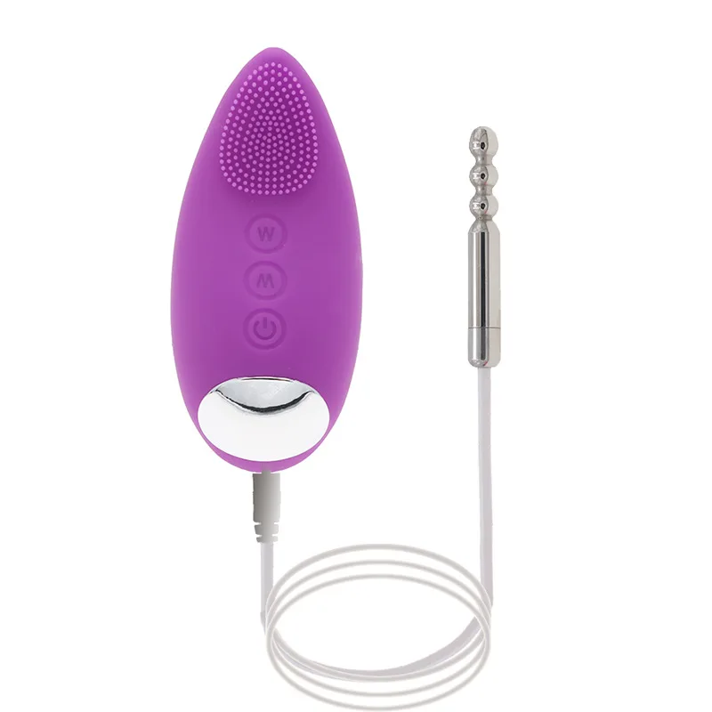 10 Speed Vibration Urethral Catheter Penis Plug Stainless Steel Urethra Plug Men Masturbate Urethral Dilator Stimulator Sex Toys