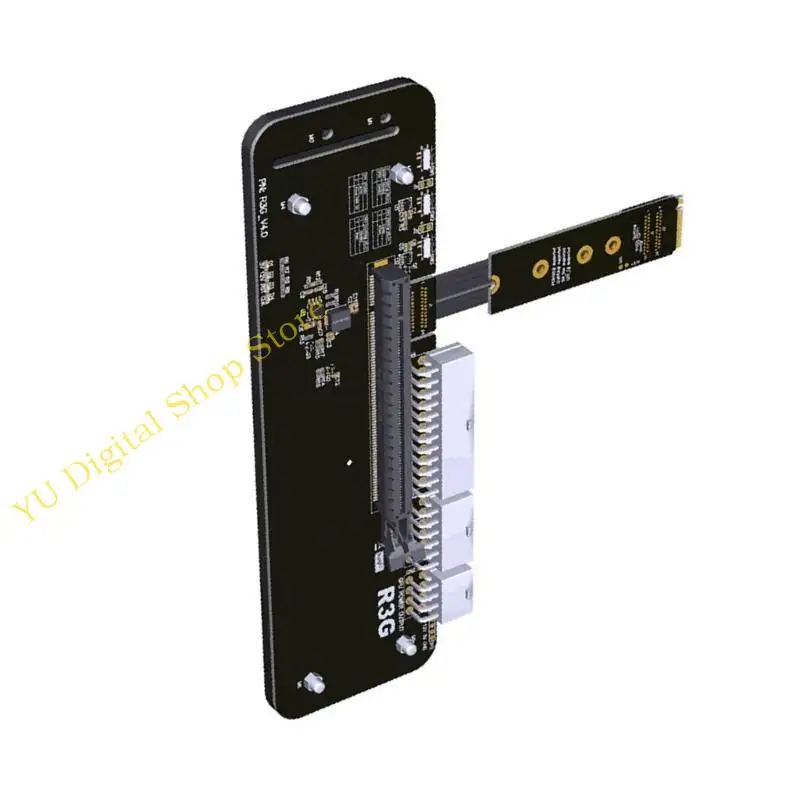 Фото 96BA PCIE4.0x4 M.2 КЛЮЧ M -графическая карта Внешняя адаптерная плата Расширение Кабель R43SG №1