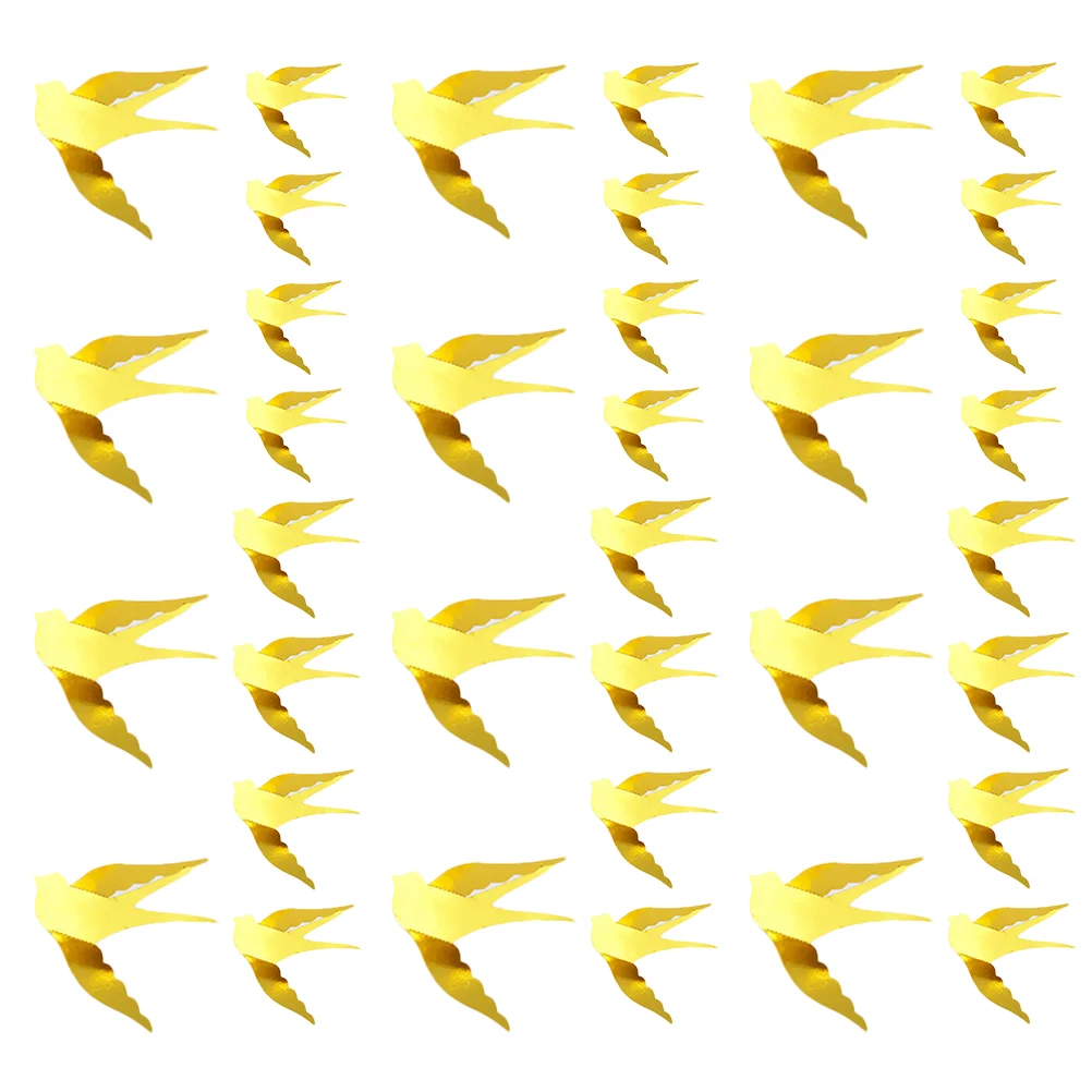 

36pcs 3d Three-dimensional Swallow Wall Ornaments Swallow Wall Decor Home Decor