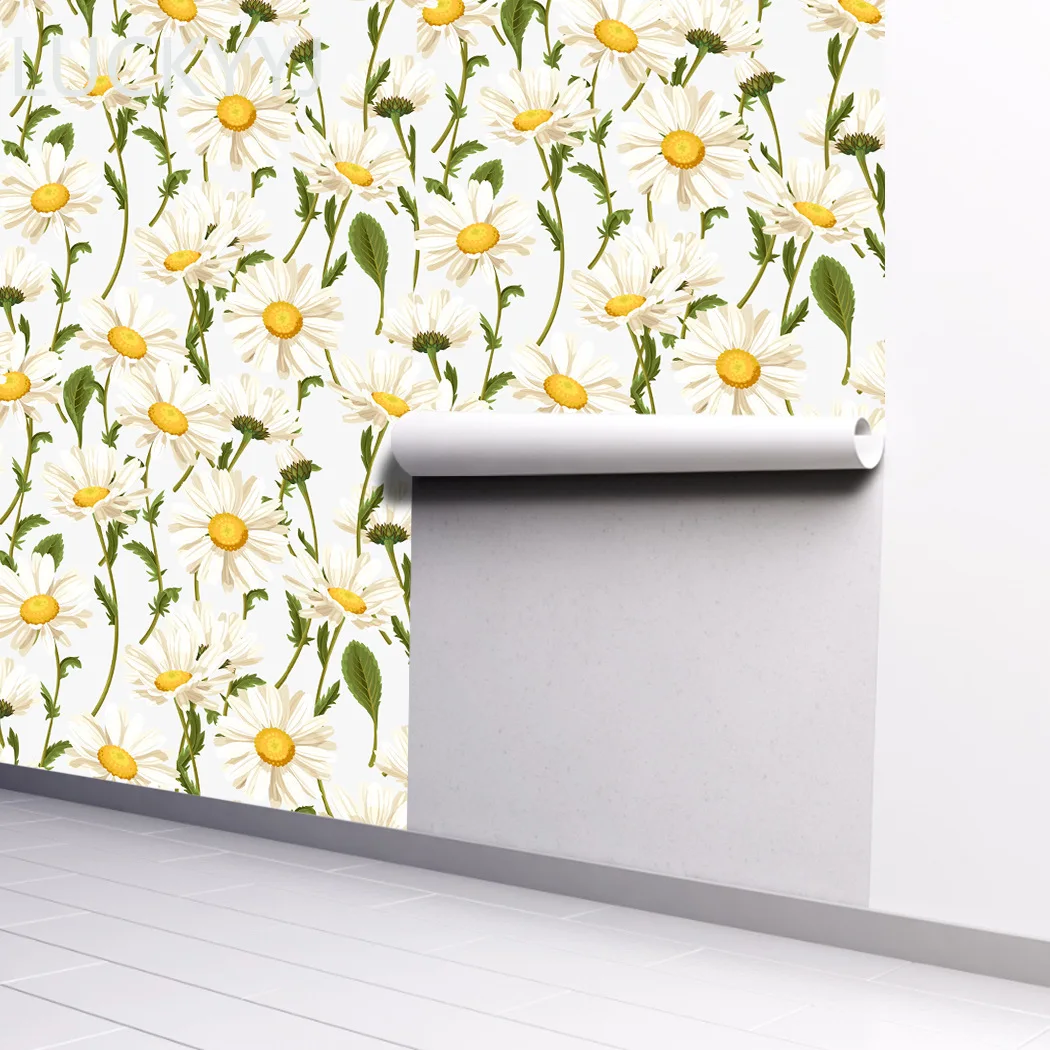 

Peel and Stick Wallpaper Leaf Floral Wall Mural Contact Paper Removable Waterproof Wall Stickers Shelf Drawer Liner Vinyl Decor