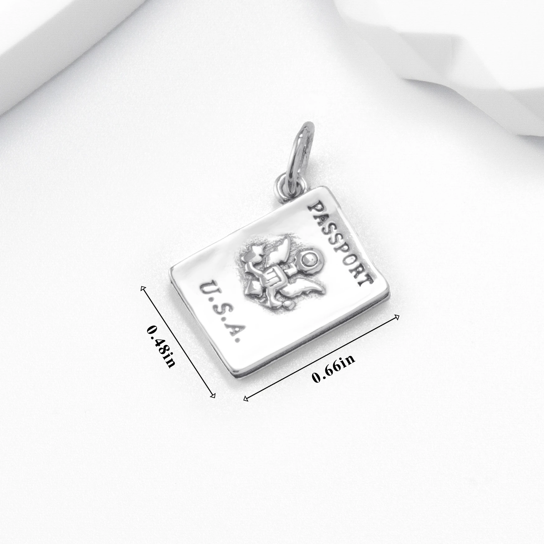 Подвеска-шарм James Avery Passport из серебра 925 пробы (art.: 3920dca2f856e) - 3920dca2f856e