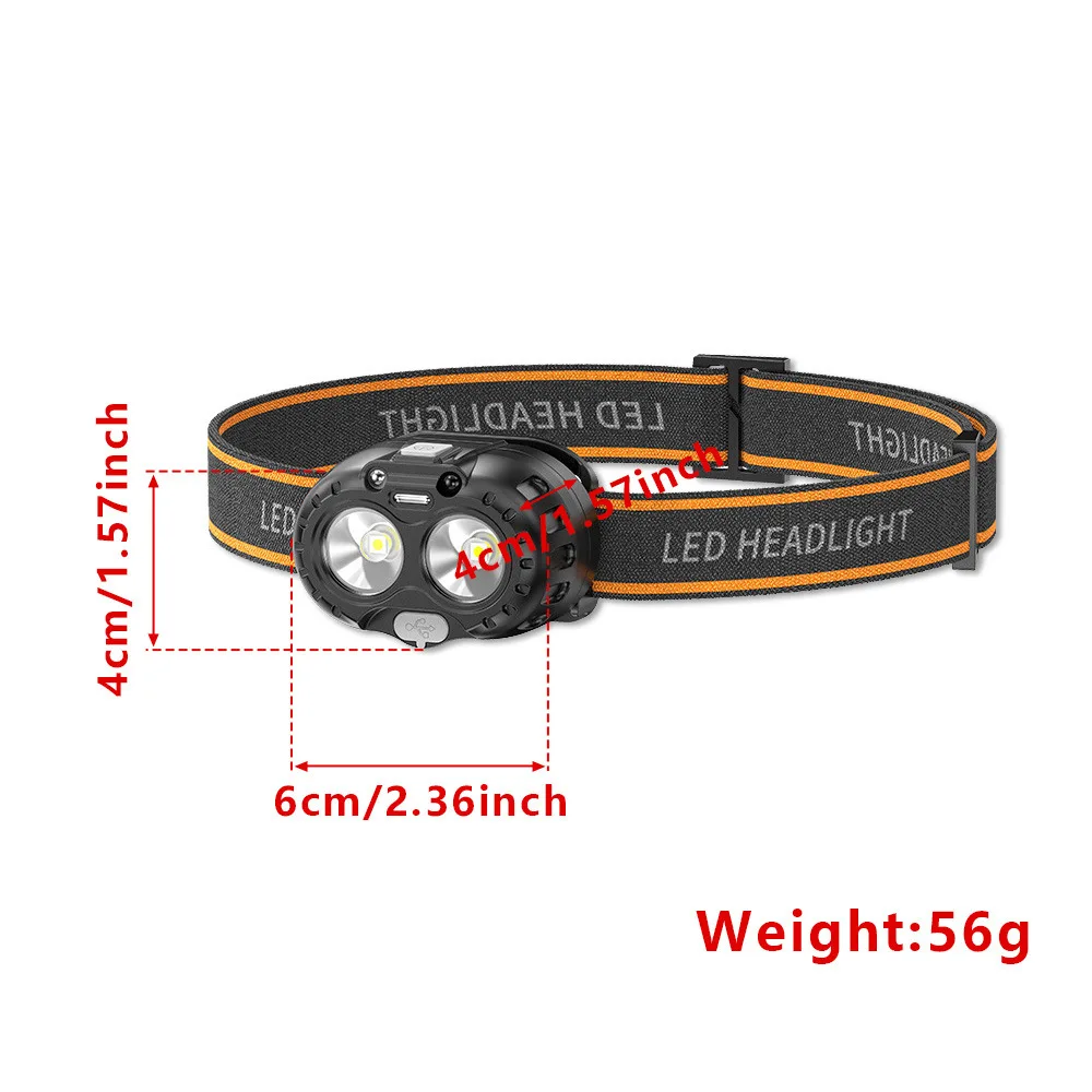 Фото Многофункциональный фонарь 250LM XPE LED, 1/2 шт., водонепроницаемый IPX4, 500 мАч, для рыбалки, кемпинга, походов, аварийного освещения №2