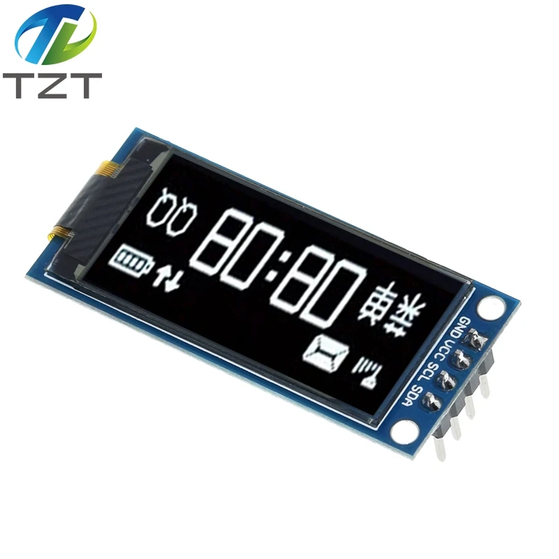 OLED-дисплей 1 3 дюйма 64 × 128 ЖК-модуль SH1107 ЖК-дисплей OLED-модуль с вертикальным