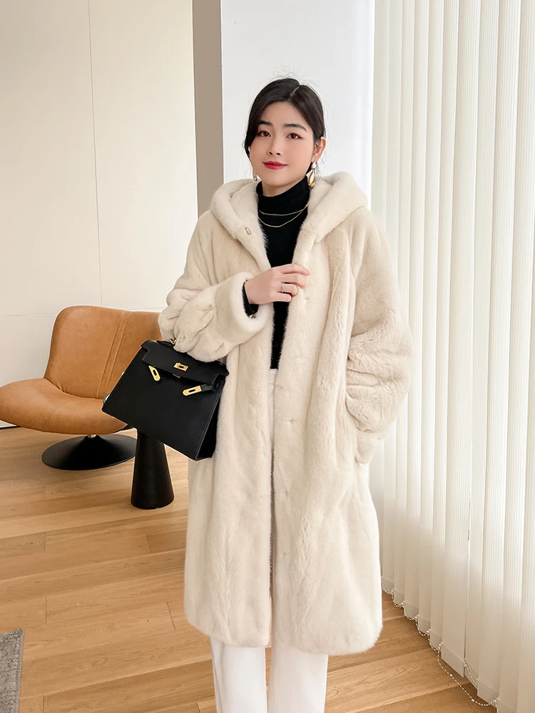 Recommend Fur Coat Coats Fur Mink Fur Thick Winter High Street Other Slim Real Fur Women's Winter Coats 2022