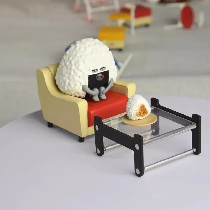 Фото Коллекционные фигурки Kenelephant Gashapon: милые миниатюрные винтажные модели мебели (диван, кресло, чашка) в стиле Каваи, игрушки-капсулы, подарок №2