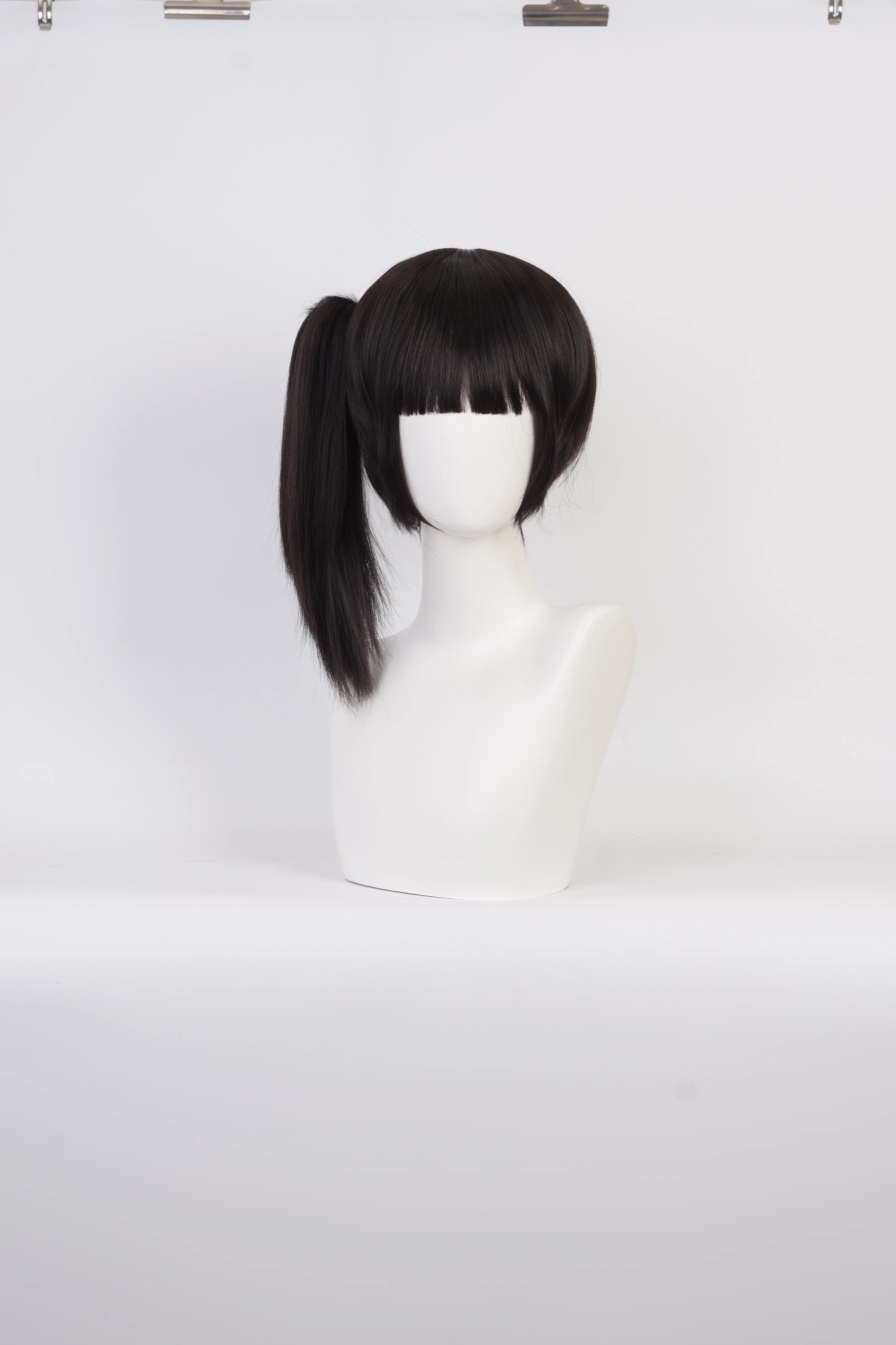 

Anime Demon Slayer Tsuyuri Kanao Cosplay Wig Short Heat Resistant Synthetic Hair+ Wig Cap