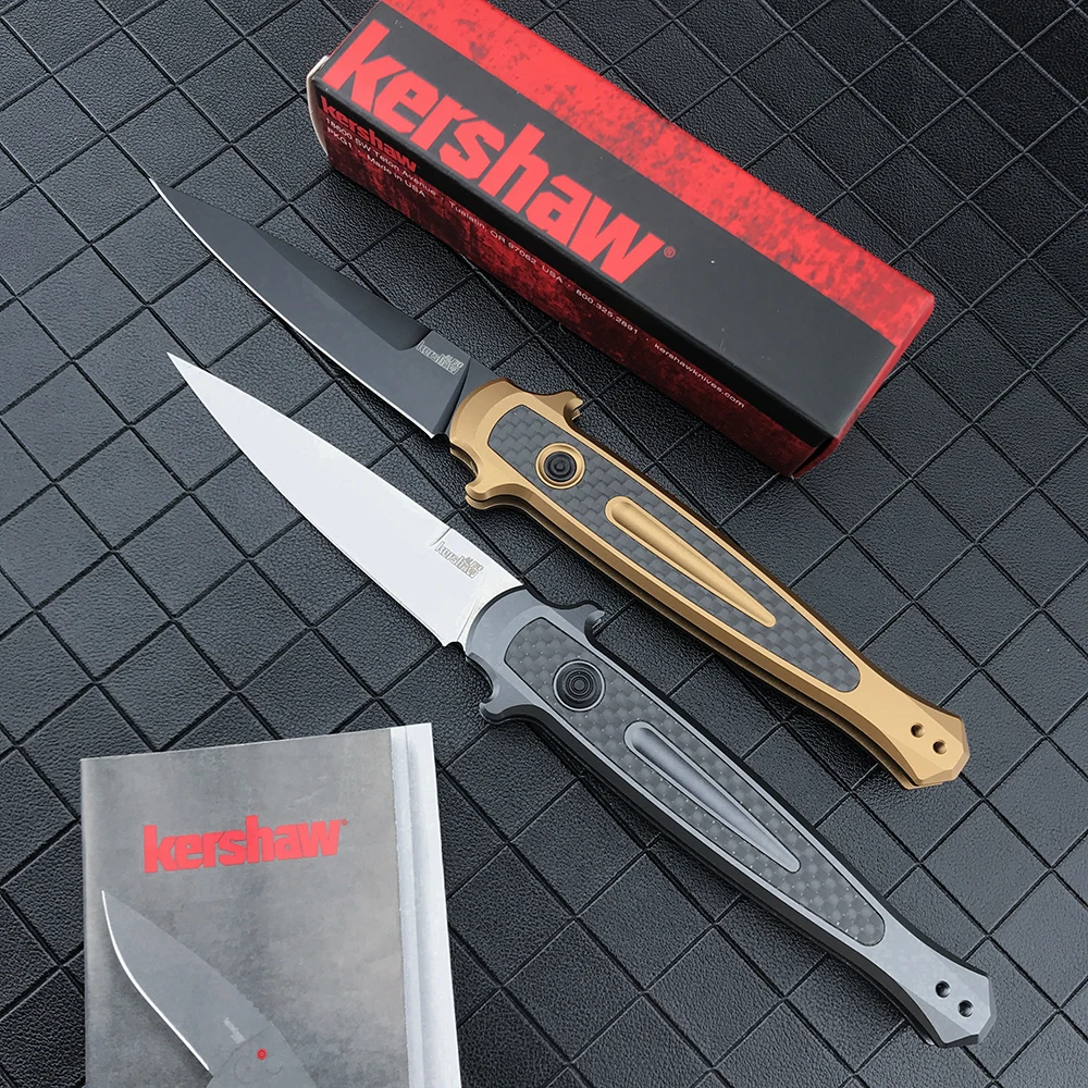 Автоматический нож Kershaw 7150 Launch с 8 стилетами Stonewash D2 Стальные карманные ножи EDC