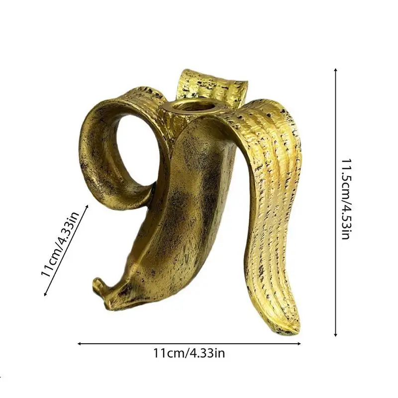 Подсвечник в виде банана подсвечник форме столба забавный банановой корки
