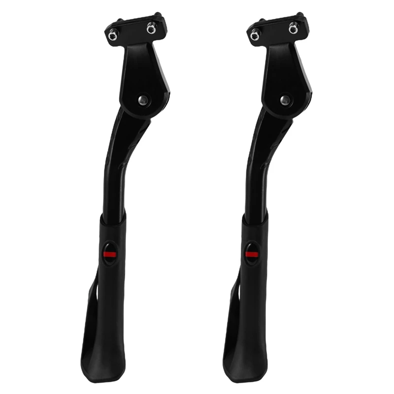 

2X Adjustable Folding Bicycle Kickstand Parking Rack Support Side Kick Stand Foot Brace Cycling Parts 20-29Inch Bike