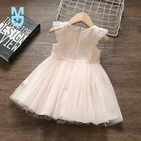 new princess baby girl dress party birthday tutu dress lace floral baptism wedding dresses for 0 2y born clothes