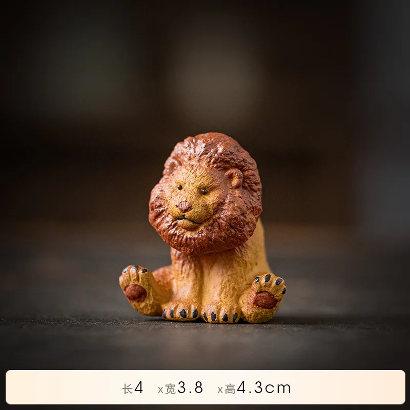 Креативный фиолетовый песок маленький чайный столик с украшениями в виде