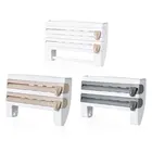 Держатель для бумажных полотенец, бутылка для соуса, держатель для резки пластиковой пленки 4 в 1, кухонные аксессуары