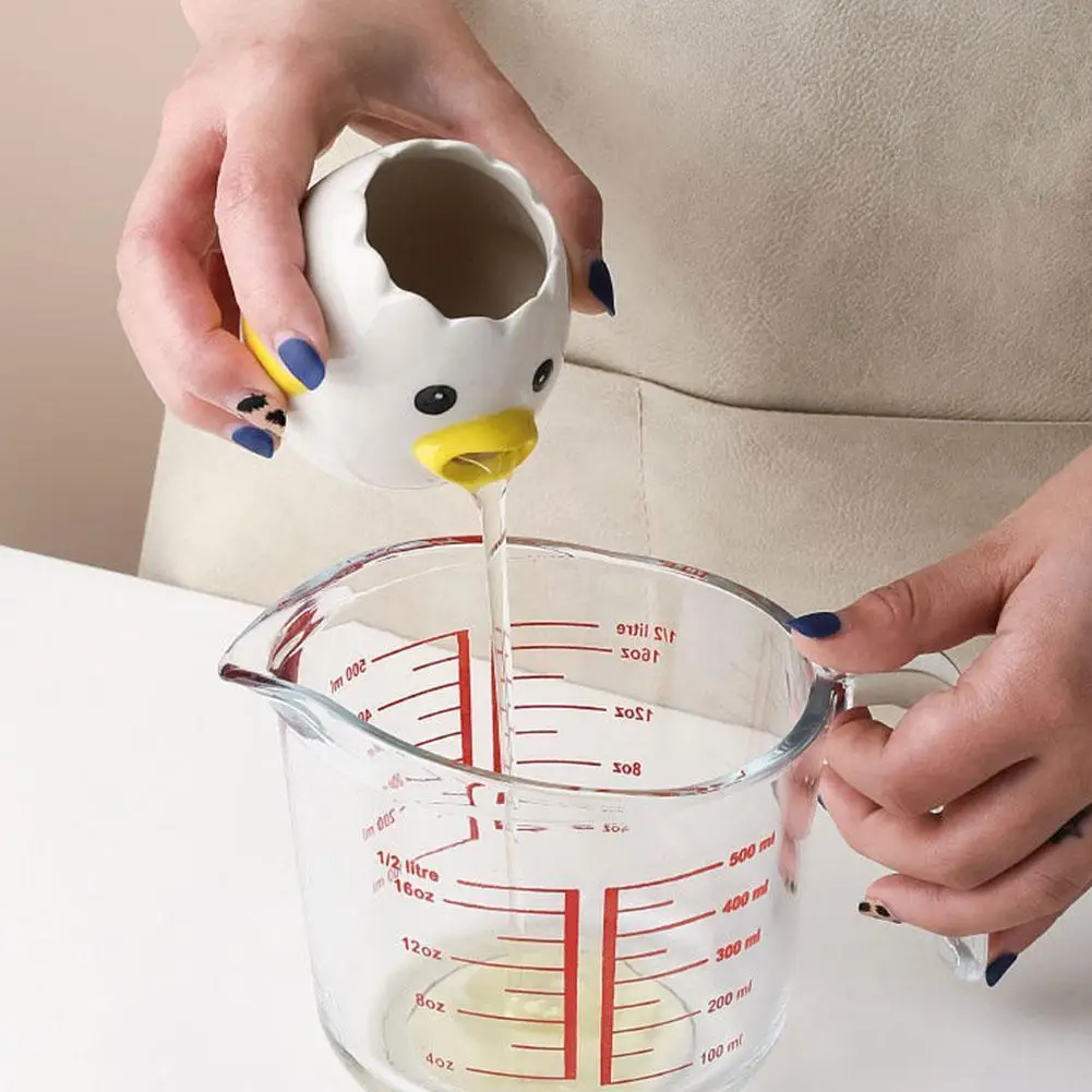 

Egges White Yolk Separator Tool Chicken Egg Yolk White Ceramic Chick Cartoon Separator Ceramics Separator Egg Kitchen Gadge I2T7