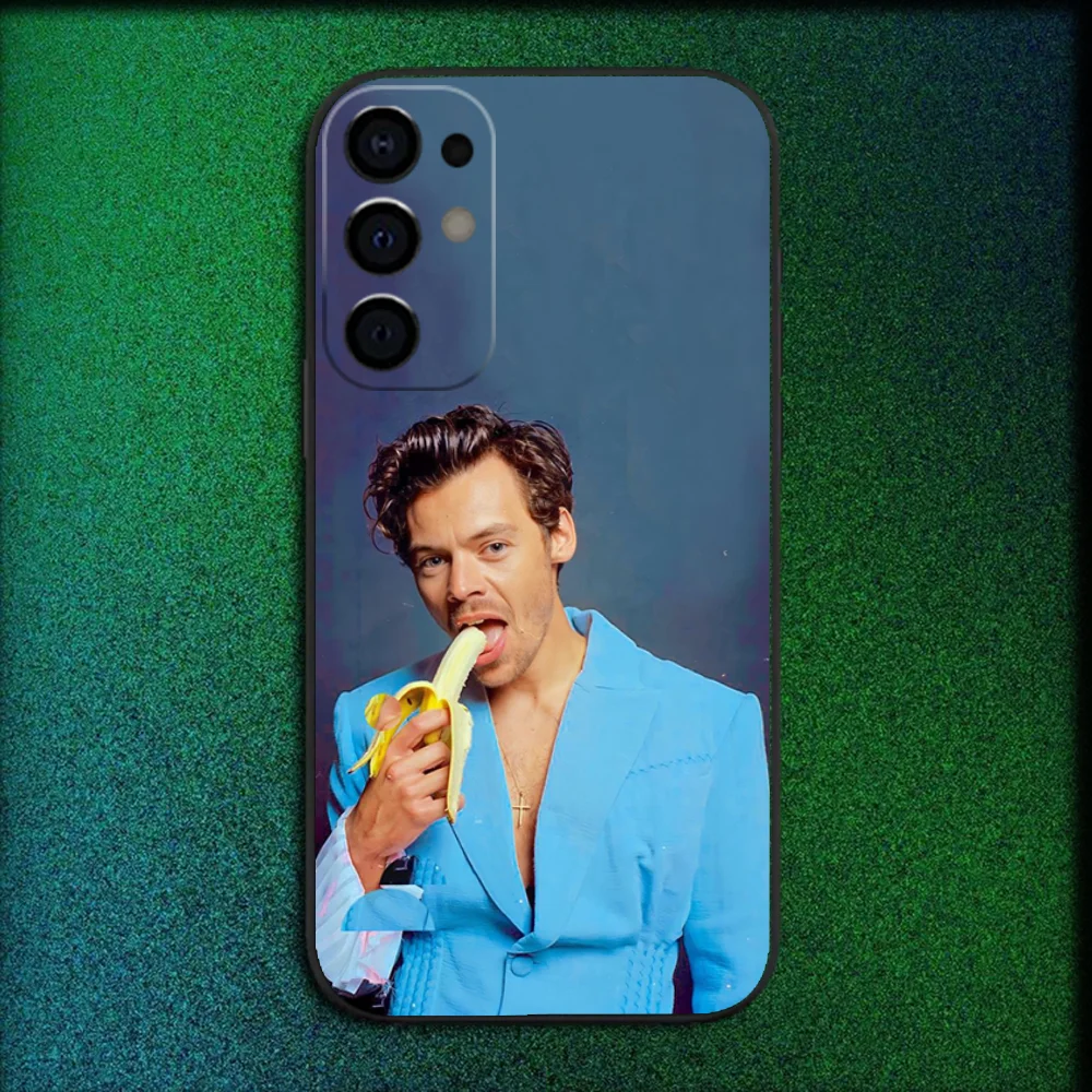 Чехол для телефона Singer H-Harry Styles Samsung S25 S24 S21 S22 S23 S30 Ultra S20 Plus Fe Lite Note 10 9 5G черный чехол