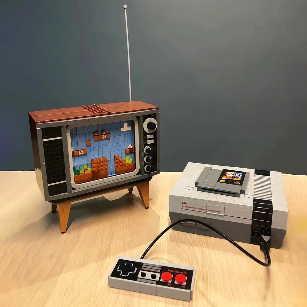 

71374 идеи, игровая консоль Super NES, модель Moc, Модульные строительные блоки, кирпичи, фигурки героев, развивающие игрушки для детей, 2651 шт.