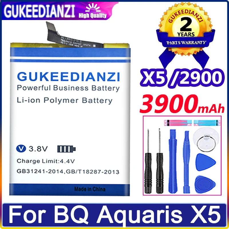 

Аккумулятор GUKEEDIANZI 3900mAh батарея для телефона для BQ Aquaris X5 батареи батарея